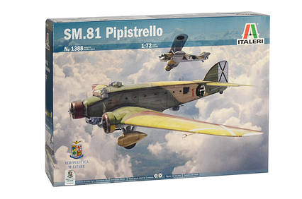 SM.81 PIPISTRELLO. Збірна модель літака в масштабі 1/72. ITALERI 1388, фото 1