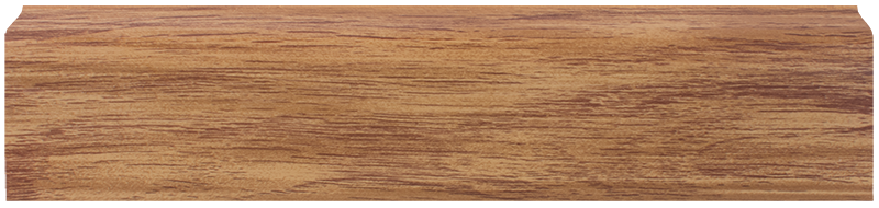 Плінтус Dekor Plast LL015 Афромозия пластиковий,підлоговий двухсостовной з кабель-каналом, фото 1