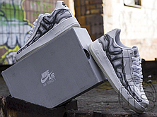 Чоловічі кросівки Nike Air Force 1 Low Skeleton Halloween White BQ7541-100, фото 3