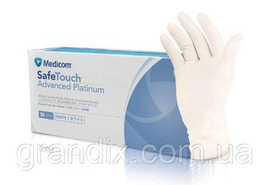 Рукавички нітрилові білі Medicom Platinum (XS)