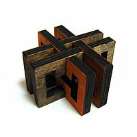 3D-головоломка дерев'яна Перехресток