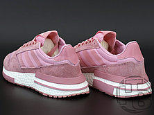 Жіночі кросівки Adidas ZX500 Pink White, фото 4