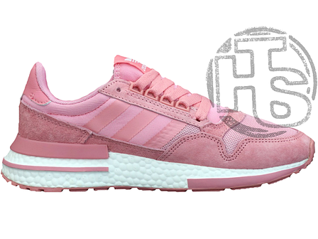 Жіночі кросівки Adidas ZX500 Pink White, фото 1