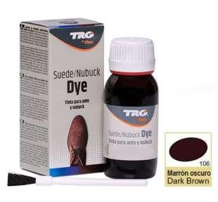 Фарба для замші та нубука TRG Suede Dye, 50 мл темно-коричнева