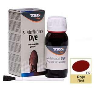 Фарба для замші та нубука TRG Suede Dye, 50 мл червона
