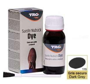 Фарба для замші та нубука TRG Suede Dye, 50 мл темно-сіра