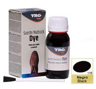 Фарба для замші та нубука TRG Suede Dye, 50 мл - чорна