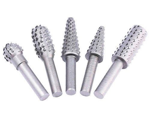 Набір з 5 борфрез шарошок фрез по дереву для дрилі , сталь, фото 1