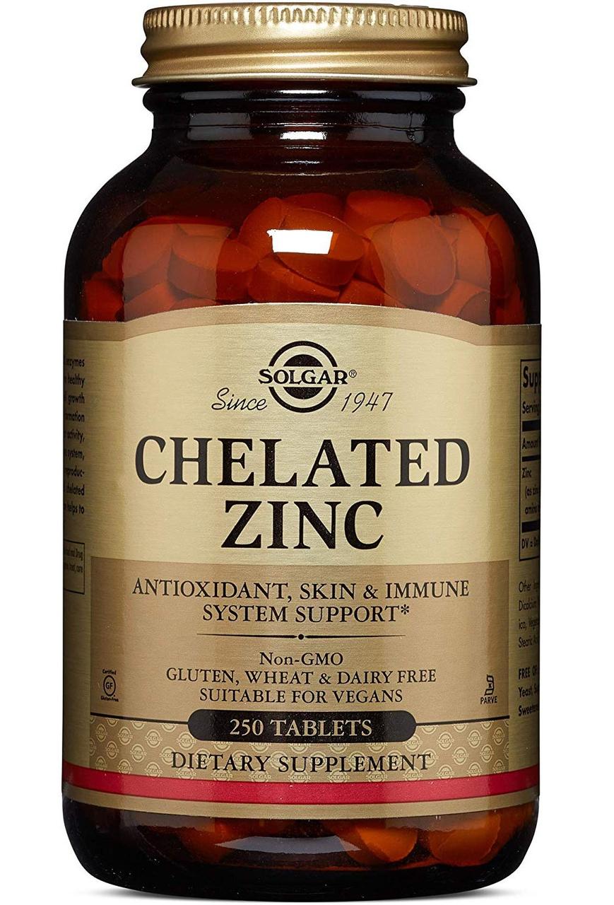 Solgar Chelated Zinc 250 tabs