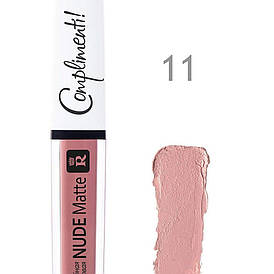 Матова рідка помада Nude Matte Complimenti No11