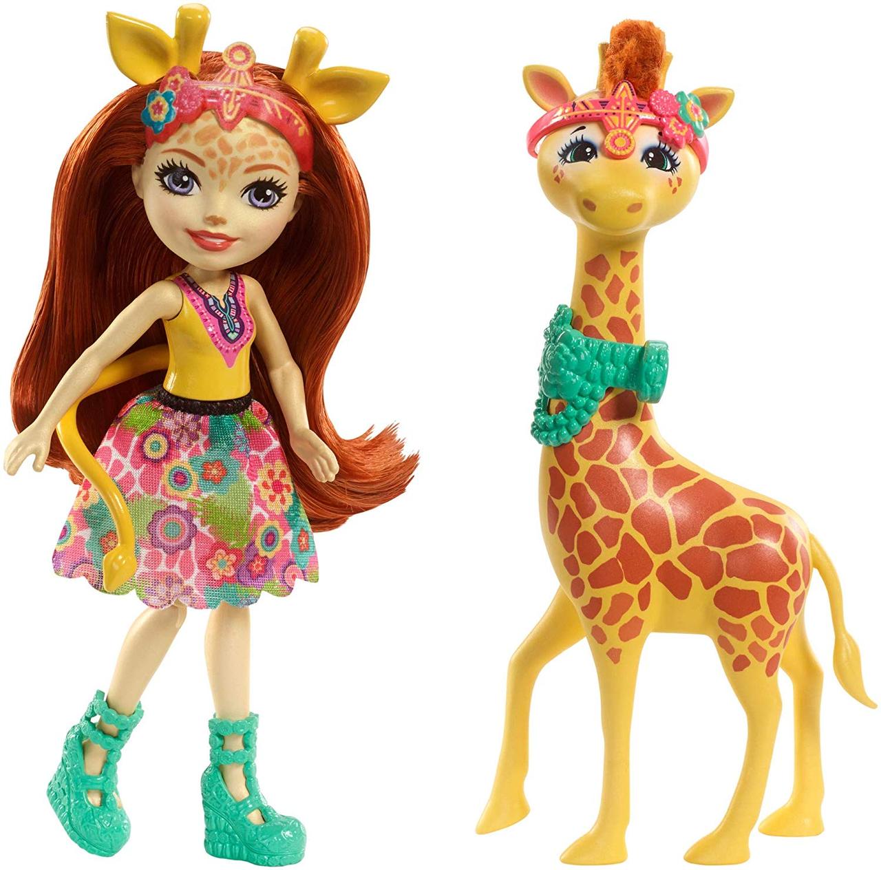 Кукла Энчантималс Жираф Джиллиан Набор Enchantimals Gillian Giraffe ...