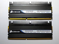 Комплект оперативной памяти Corsair Dominator DDR3 2Gb (2*1Gb) 1600MHz PC3-12800 (TW3X2G1600C9D) Б/У