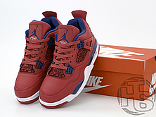 Чоловічі кросівки Air Jordan 4 Retro Fiba (2019) Red CI1184-617, фото 3