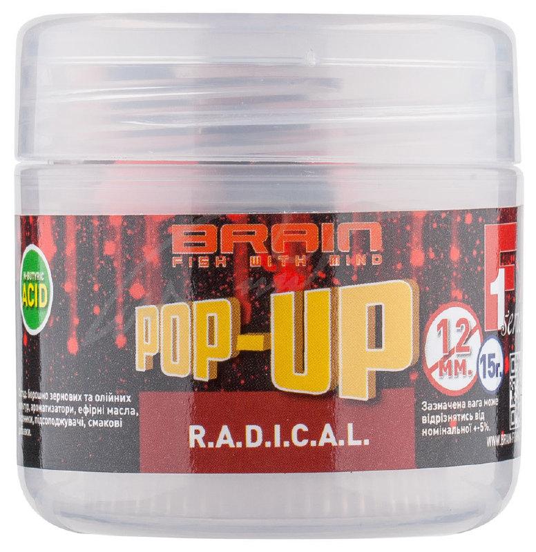 Бойл Brain Pop-Up F1 R. A. D. I. C. A. L. (копчені сосиски) 12mm 15g, фото 1