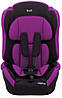 Автокрісло Bair Alpha 1/2/3 (9-36 кг) DA2418 чорний - фіолетовий, фото 2