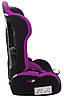 Автокрісло Bair Alpha 1/2/3 (9-36 кг) DA2418 чорний - фіолетовий, фото 4