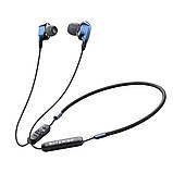 Бездротові Bluetooth-навушники BlitzWolf BW-BTS4 з шийним кріпленням (Чорний), фото 5