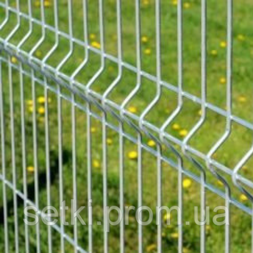 Секции ограждения из сварной оцинкованной сетки с изгибом 1.5*2.5м ...