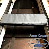 М'яка накладка 840х200х50 мм на сидіння для надувних човнів ПВХ універсальна, колір сірий, фото 3