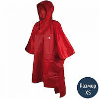 Дождевик-пончо Tatonka Poncho (р.XS-S), красный 2799.015