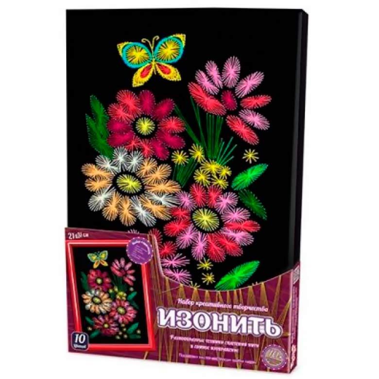 Набір для творчості DankoToys DT IZN-01-02 плетіння нитками Витончити 21*31 см