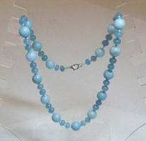 Намисто з аквамарину