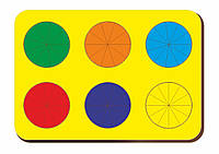 Дробі, методика Нікітіних, 6 кіл, ур.3, 240*170 мм, 061203