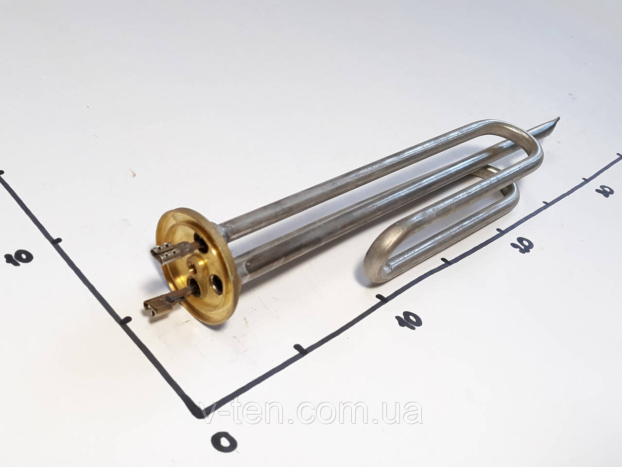 ТЕН 2000W для бойлера Nova Tec (Нова Тек), Atlantic (Атлантик), Round (Раунд) фланець Ø48 під анод м6 (Україна)