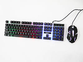 Клавіатура + мишка з підсвіткою UKC M416 Led