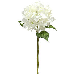 Штучна квітка Гортензія, 35 см, білий (630980)