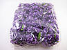 Квітка фіолетова на дроті  6 штук/пучок для рукоділля, хобі, декору, фото 3