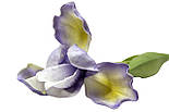 Штучна квітка Ірис, 56 см, блакитний, полімерний матеріал, тканина (631468), фото 2