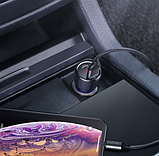 Автомобільне ЗУ Baseus Magic Series Digital Display PD 3.0 QC 4.0+ 45W USB + Type-C, фото 4