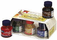 ' Набор чернил для каллиграфии Winsor Calligraphy Inks, 6 шт, 1190192