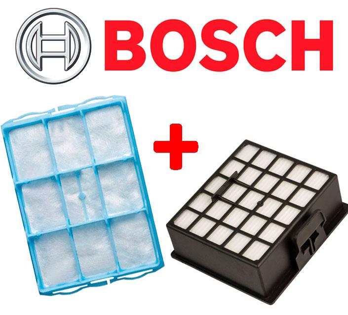 Фільтри для пилососу Bosch Siemens BSG62185 BSGL32383 (Комплект) - запчастини для пилососів