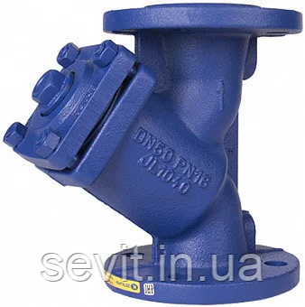 Фільтр чавунний фланцевий з магнітним уловником Zetkama (Польща) тип 821M DN400 PN16 (ДУ400 РУ16) Зеткама, фото 1