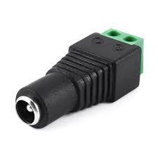 Роз'єм живлення мама (power) DC-M Jack з клемною колодкою 5,5х2,5мм (розетка)