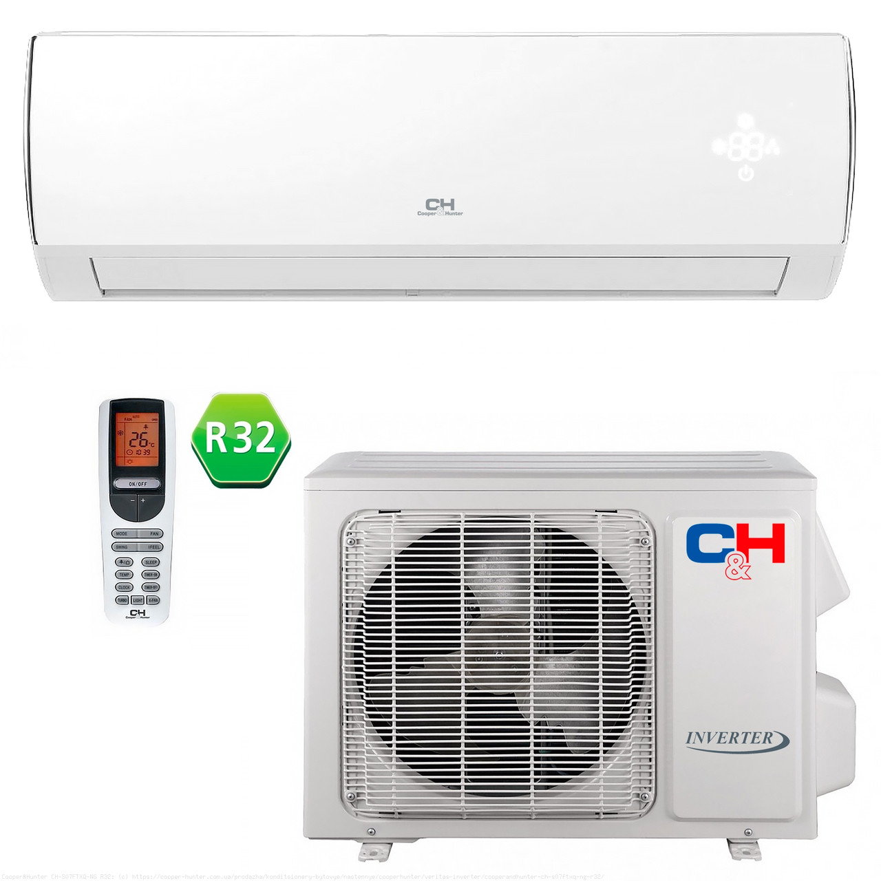 Кондиціонер Cooper&Hunter Veritas Inverter CH-S18FTXQ-NG (WI-FI)