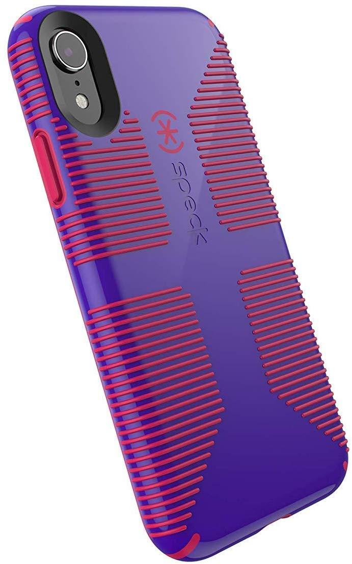 Протиударний, захисний чохол Speck Candyshell Grip Purple/Red для iPhone XR
