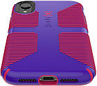 Протиударний, захисний чохол Speck Candyshell Grip Purple/Red для iPhone XR, фото 3