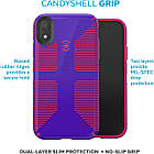 Протиударний, захисний чохол Speck Candyshell Grip Purple/Red для iPhone XR, фото 2