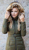 Женский пуховик Top Gun Nylon Insulated Down Jacket (оливковый)