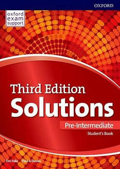 Solutions 3rd Edition Pre-Intermediate Student's Book