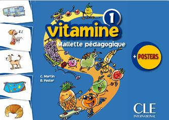 Vitamine 1 Mallete pedagogique (4 posters+225 flashcards)