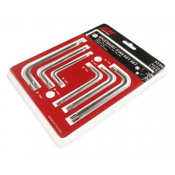 Набір кутових ключів TORX Т40-Т60 6ед. JTC 5356