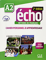 Echo 2e édition A2 Cahier d'exercices + CD audio + livre-web