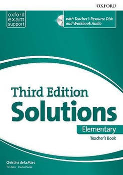 Solutions 3rd Edition Elementary Essentials Teacher's Book & Resource Disc Pack