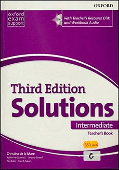 Solutions 3rd Edition Intermediate Essentials Teacher's Book & Resource Disc Pack