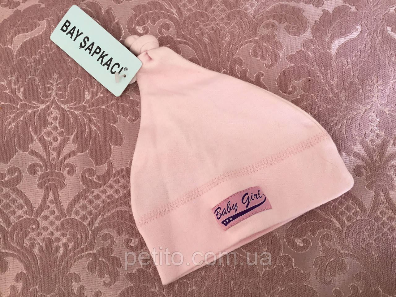 Модна дитяча шапочка з логотипом, фото 1