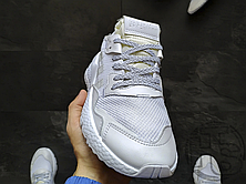 Чоловічі кросівки Adidas Nite Jogger Triple White BD7676, фото 3